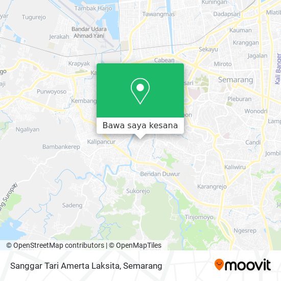 Peta Sanggar Tari Amerta Laksita