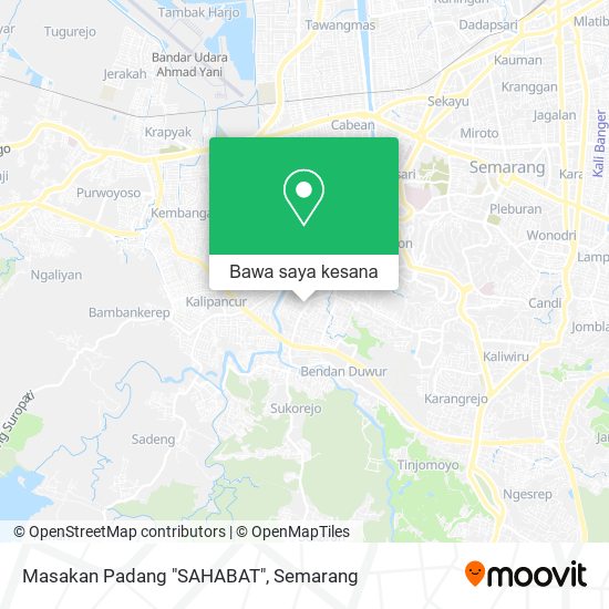 Peta Masakan Padang "SAHABAT"