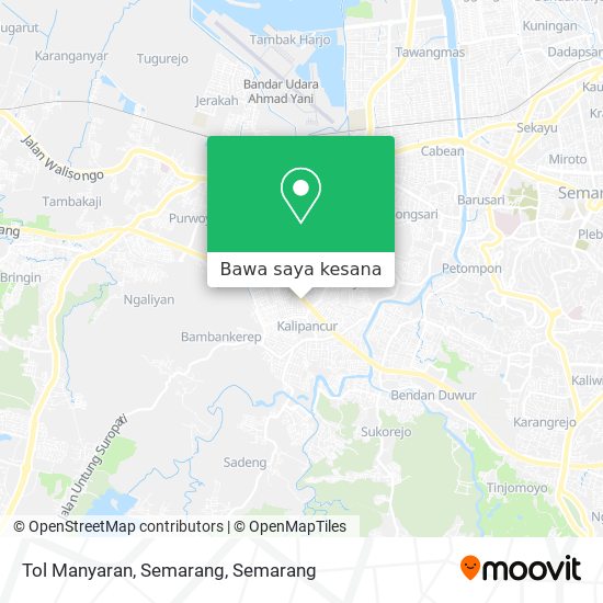 Peta Tol Manyaran, Semarang