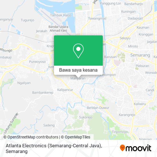 Peta Atlanta Electronics (Semarang-Central Java)