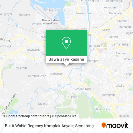 Peta Bukit Wahid Regency Komplek Anyelir