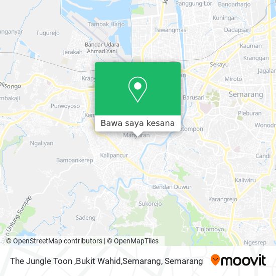 Peta The Jungle Toon ,Bukit Wahid,Semarang