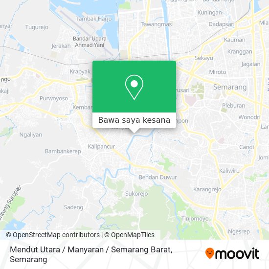 Peta Mendut Utara / Manyaran / Semarang Barat