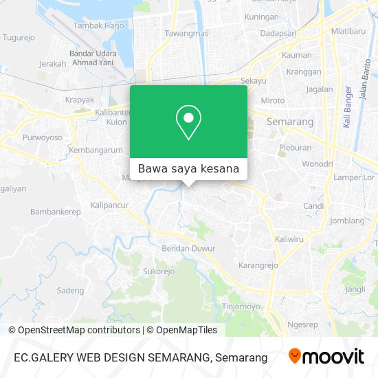 Peta EC.GALERY WEB DESIGN SEMARANG