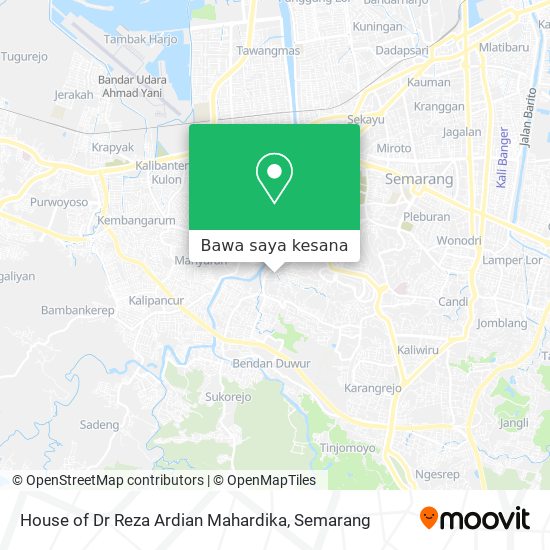 Peta House of Dr Reza Ardian Mahardika