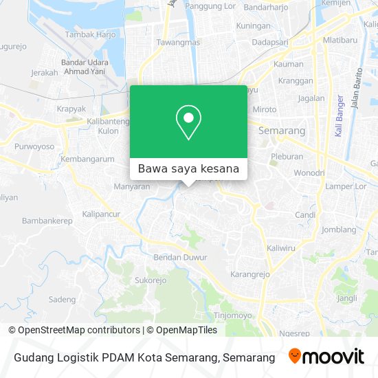 Peta Gudang Logistik PDAM Kota Semarang