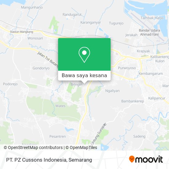 Peta PT. PZ Cussons Indonesia