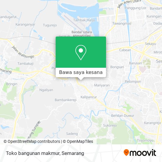 Peta Toko bangunan makmur