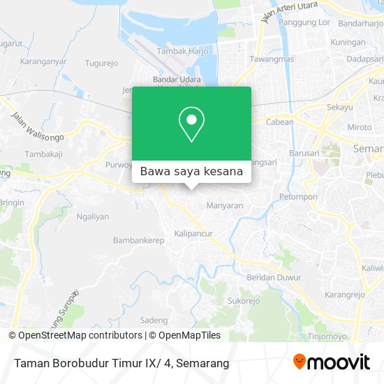 Peta Taman Borobudur Timur IX/ 4
