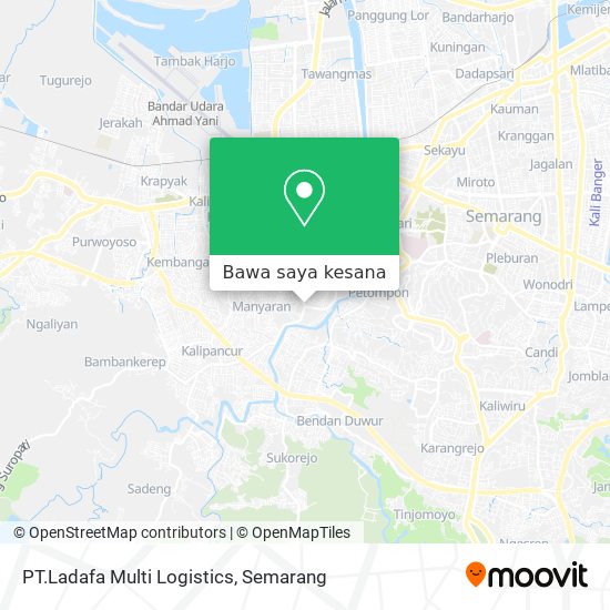 Peta PT.Ladafa Multi Logistics