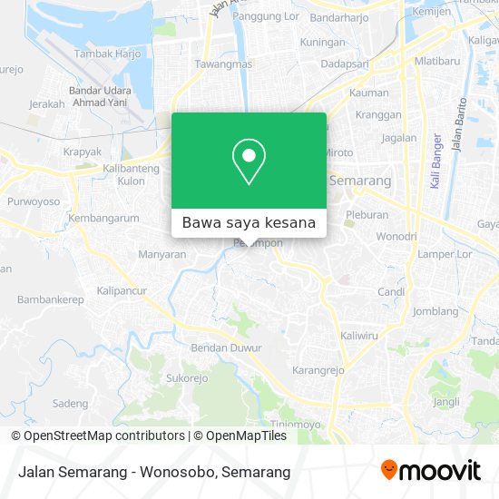 Peta Jalan Semarang - Wonosobo