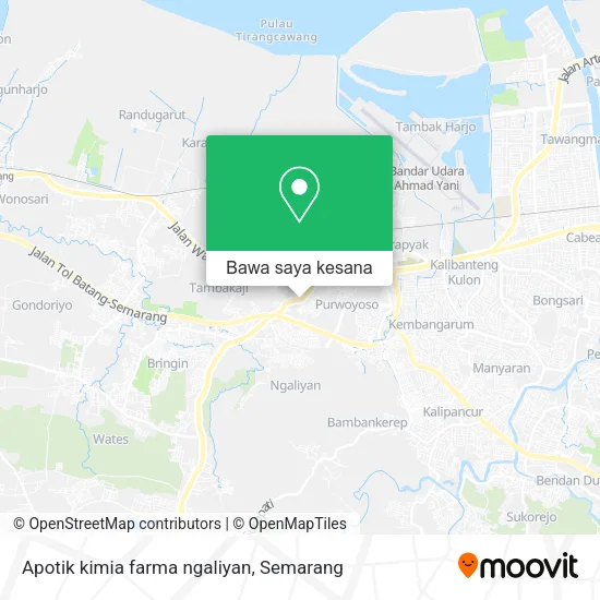 Peta Apotik kimia farma ngaliyan