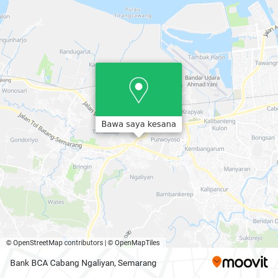 Peta Bank BCA Cabang Ngaliyan