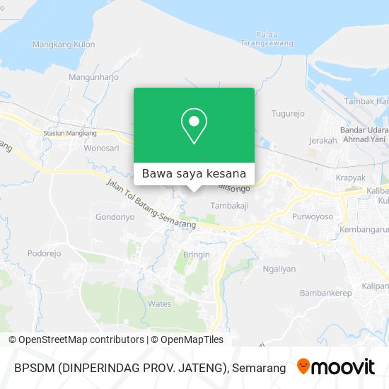 Peta BPSDM (DINPERINDAG PROV. JATENG)