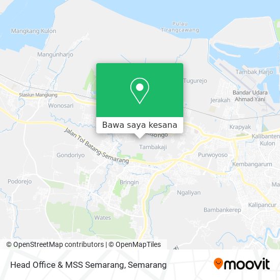 Peta Head Office & MSS Semarang