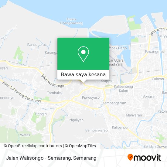 Peta Jalan Walisongo - Semarang