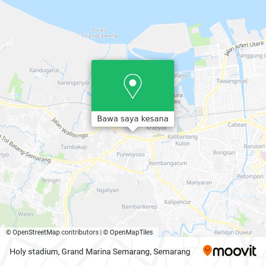 Peta Holy stadium, Grand Marina Semarang