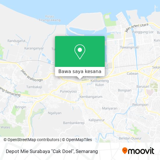 Peta Depot Mie Surabaya "Cak Doel"