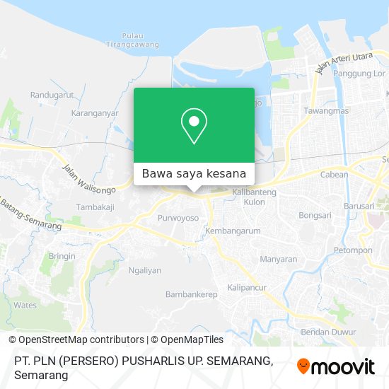 Peta PT. PLN (PERSERO) PUSHARLIS UP. SEMARANG