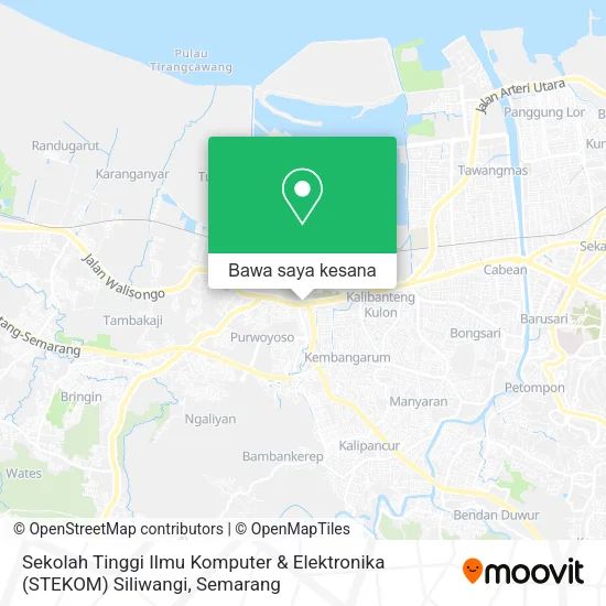 Peta Sekolah Tinggi Ilmu Komputer & Elektronika (STEKOM) Siliwangi