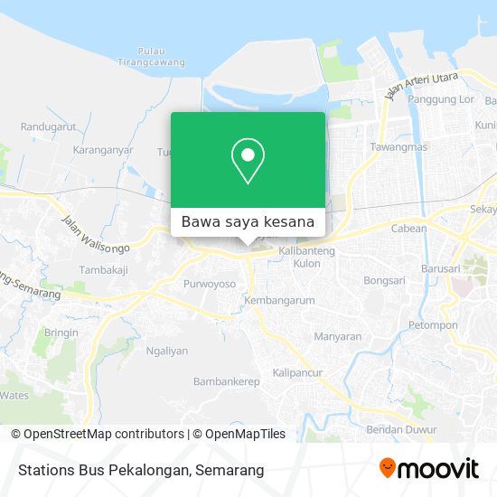 Peta Stations Bus Pekalongan