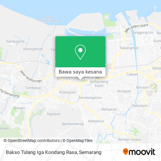 Peta Bakso Tulang Iga Kondang Rasa
