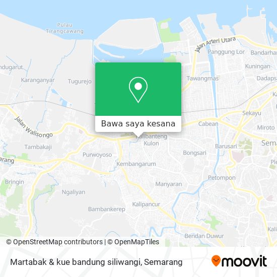 Peta Martabak & kue bandung siliwangi
