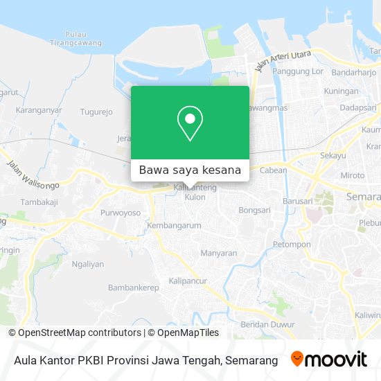 Peta Aula Kantor PKBI Provinsi Jawa Tengah