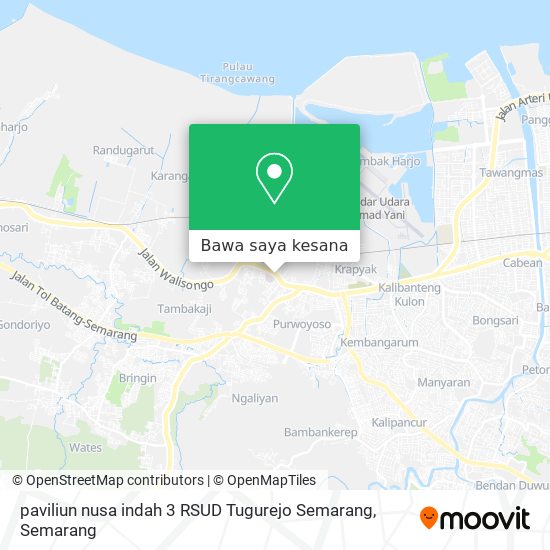 Peta paviliun nusa indah 3 RSUD Tugurejo Semarang