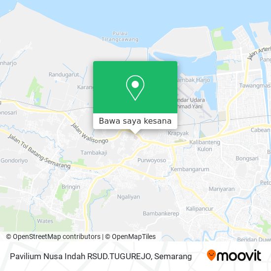 Peta Pavilium Nusa Indah RSUD.TUGUREJO