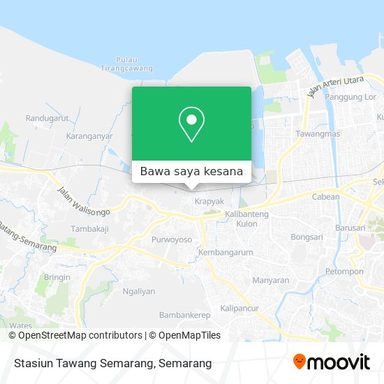 Peta Stasiun Tawang Semarang