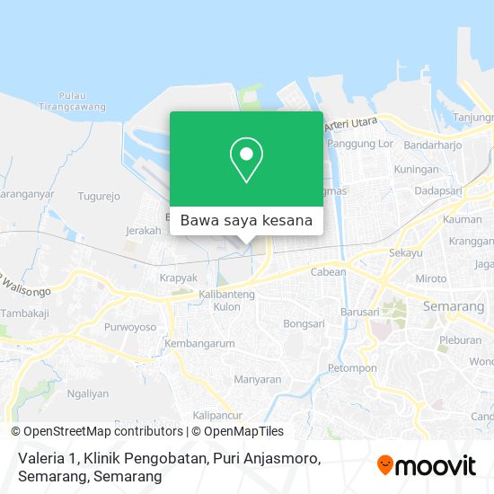 Peta Valeria 1, Klinik Pengobatan, Puri Anjasmoro, Semarang