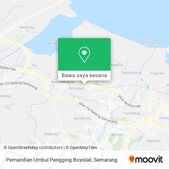 Peta Pemandian Umbul Pengging Boyolali