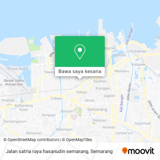 Peta Jalan satria raya hasanudin semarang