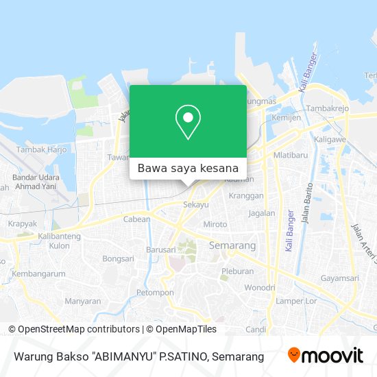 Peta Warung Bakso "ABIMANYU" P.SATINO
