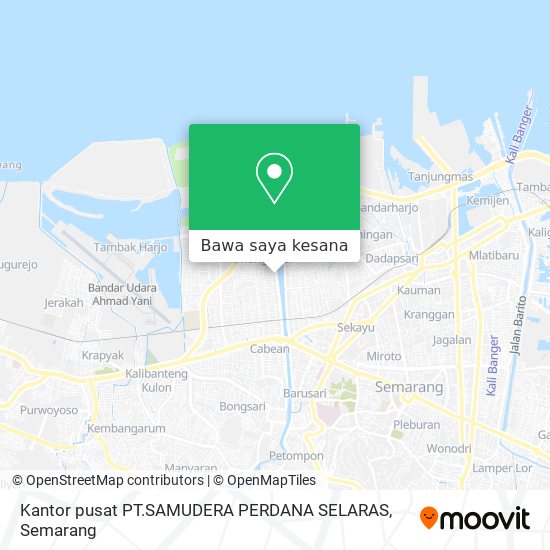 Peta Kantor pusat PT.SAMUDERA PERDANA SELARAS