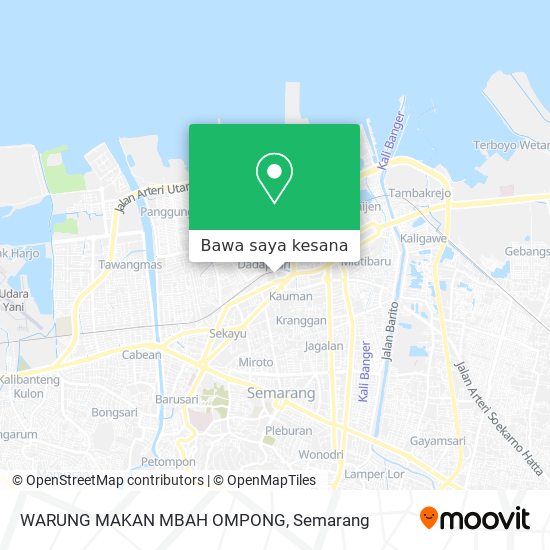 Peta WARUNG MAKAN MBAH OMPONG