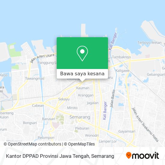 Peta Kantor DPPAD Provinsi Jawa Tengah