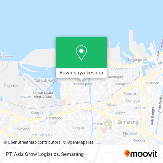 Peta PT. Asia Grow Logistics