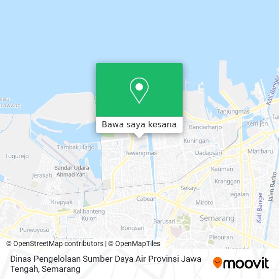 Peta Dinas Pengelolaan Sumber Daya Air Provinsi Jawa Tengah