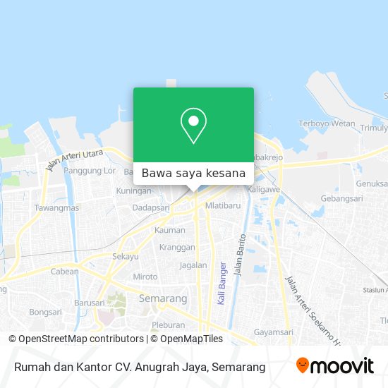 Peta Rumah dan Kantor CV. Anugrah Jaya