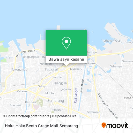 Peta Hoka Hoka Bento Grage Mall