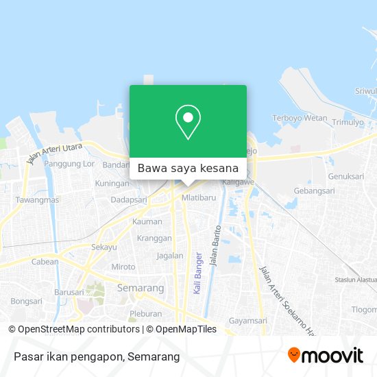 Peta Pasar ikan pengapon