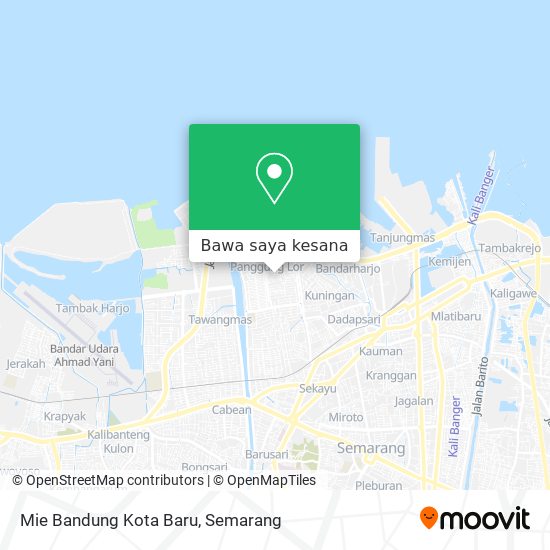Peta Mie Bandung Kota Baru
