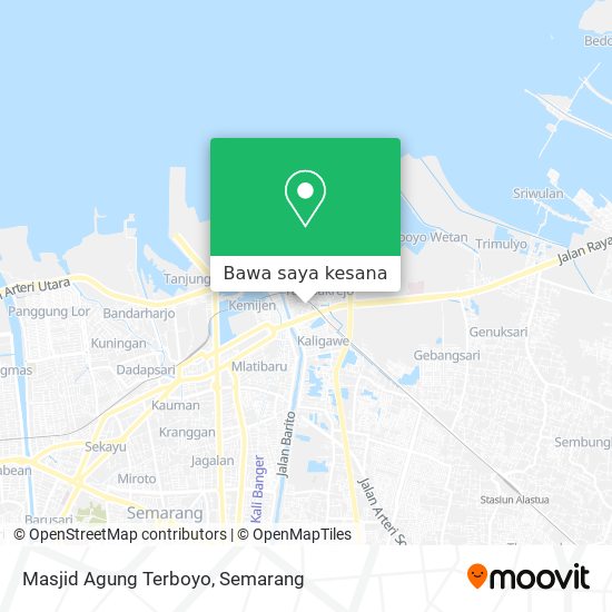 Peta Masjid Agung Terboyo