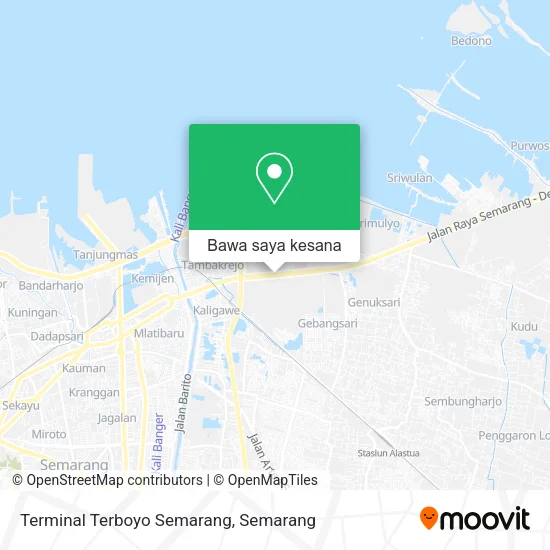 Peta Terminal Terboyo Semarang