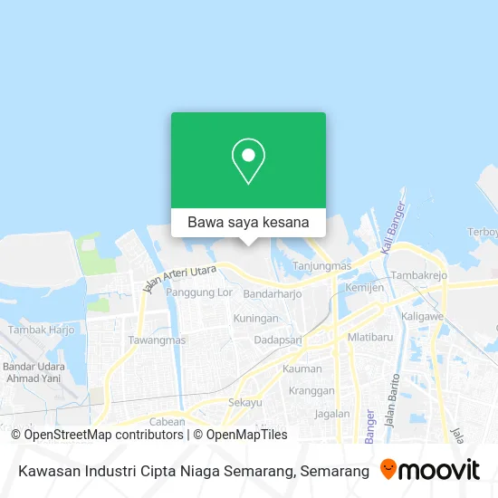 Peta Kawasan Industri Cipta Niaga Semarang
