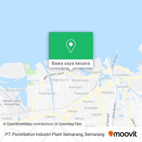 Peta PT. Pionirbeton Industri Plant Semarang