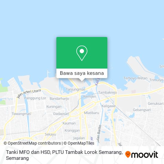 Peta Tanki MFO dan HSD, PLTU Tambak Lorok Semarang