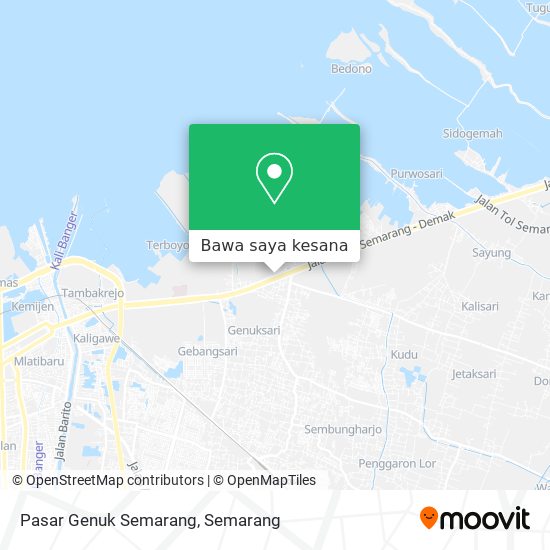 Peta Pasar Genuk Semarang